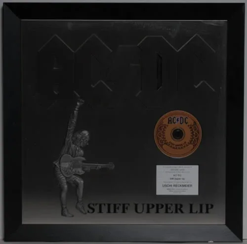 Example AC/DC Stiff Upper Lip German custom in-house record award