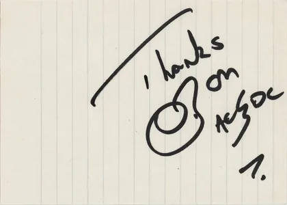 Autographed Items thumbnail